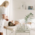 A-Dermatologist-Applying-Facial-Mask-on-Customers-Face