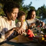 A-Family-Having-a-Picnic-During-Day-Time