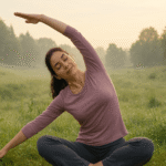 Person-doing-gentle-yoga-or-light-stretching-outdoors-in-nature