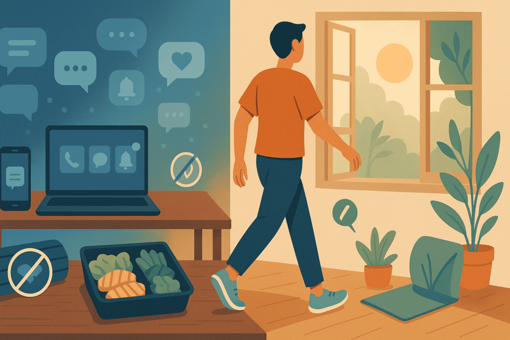 balanced-composition-showing-a-person-stepping-away-from-multiple-screens