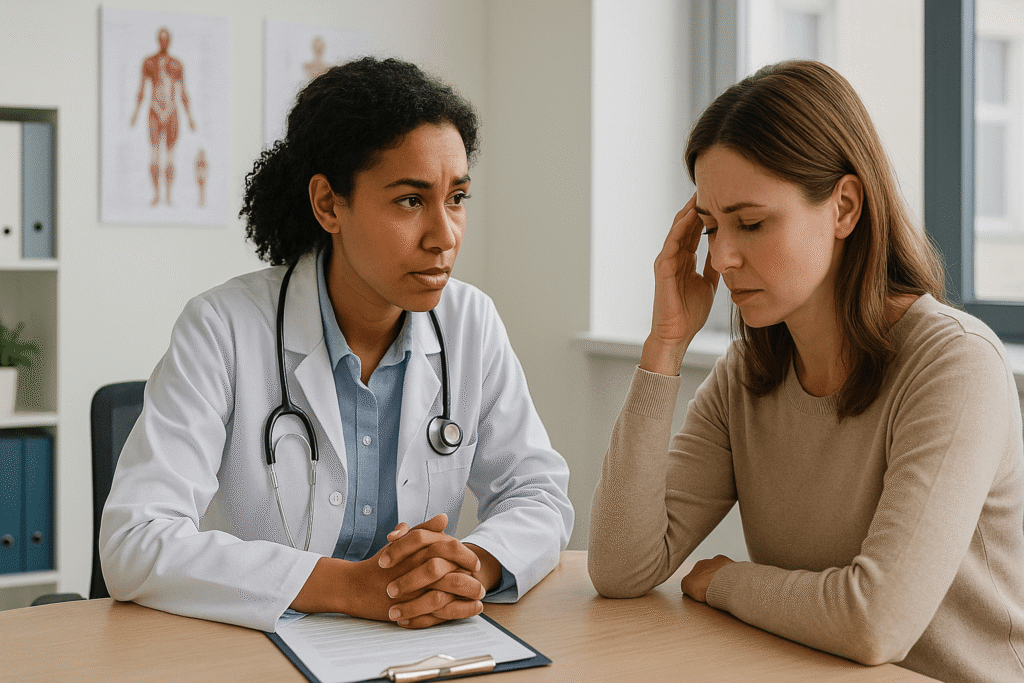 female-doctor-consulting-with-a-woman-patient-about-chronic-pain