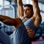 individual-performing-a-hanging-leg-raise-in-a-gym-setting