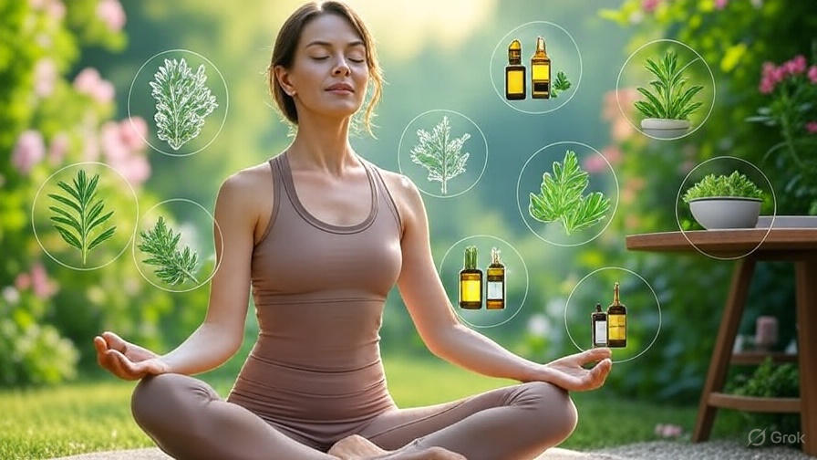 person-practicing-yoga-in-a-lush-garden