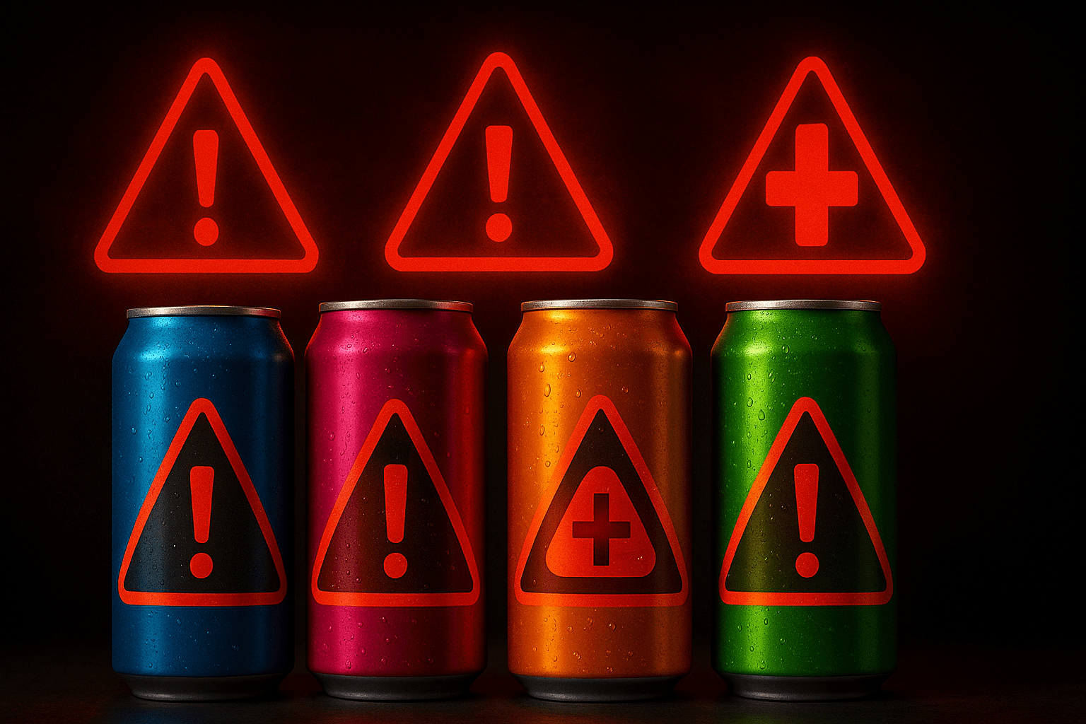 warning-style-image-showing-colorful-energy-drink-cans