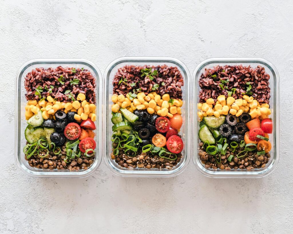 Flat-Lay-Photography-of-Three-Tray-of-Foods